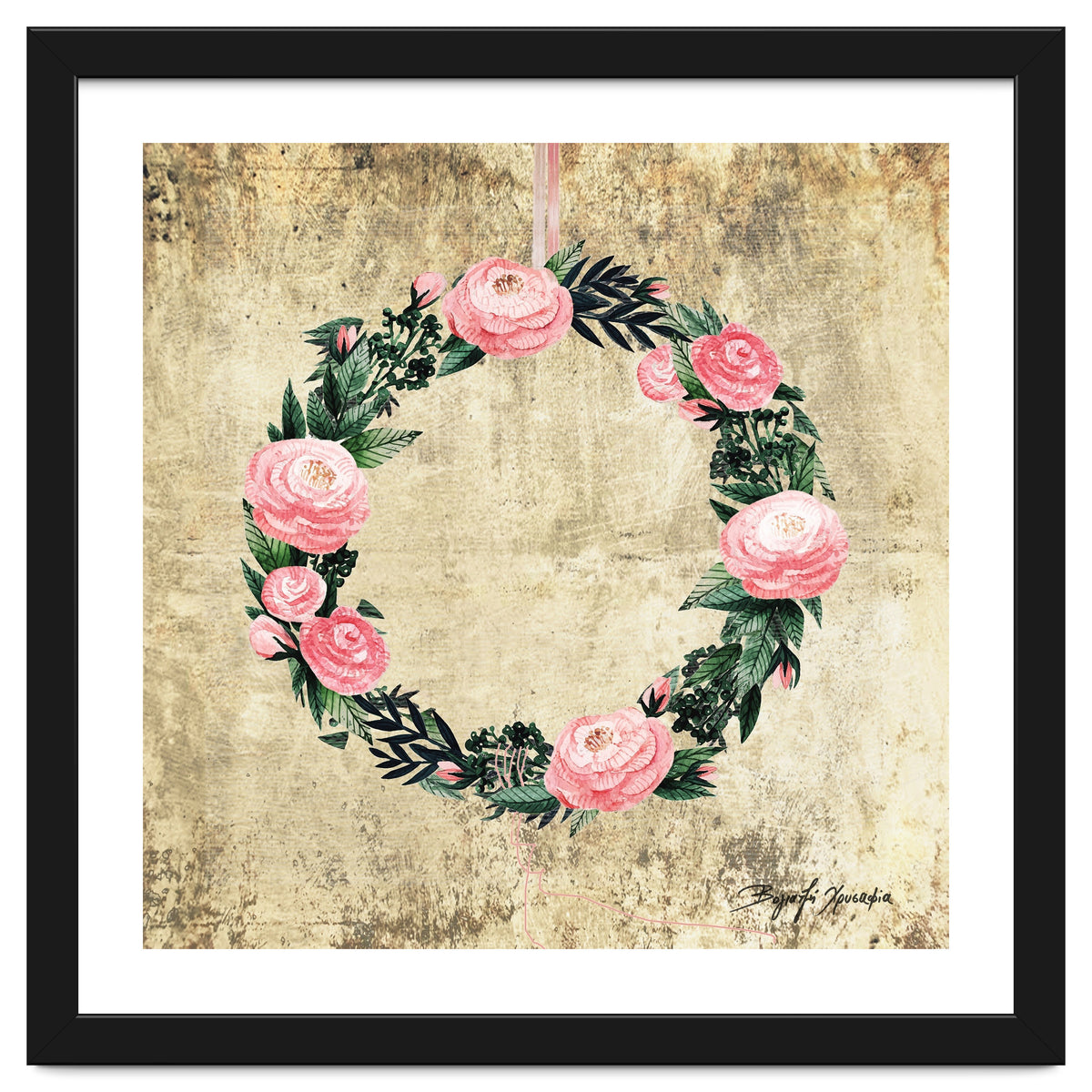 Wreath #Rose Flowers #Royal collection