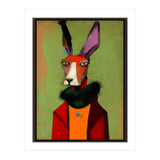 Hare In Clothes Portrait (Print Only) thumbnail