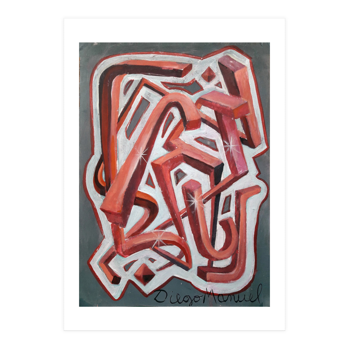 Formas En El Espacio 34 (Print Only)