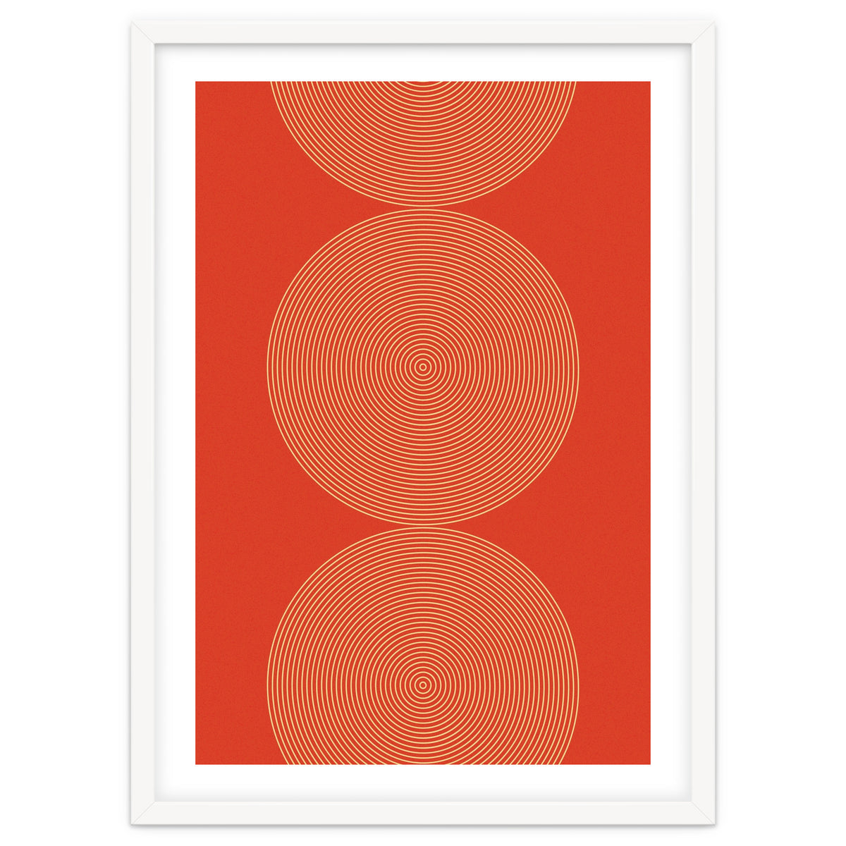 Radial Mid Century Geometric Art