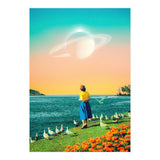 Woman With Birds  (Print Only) thumbnail