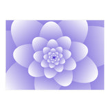 3d Abstract Purple Floral Spiral  (Print Only) thumbnail