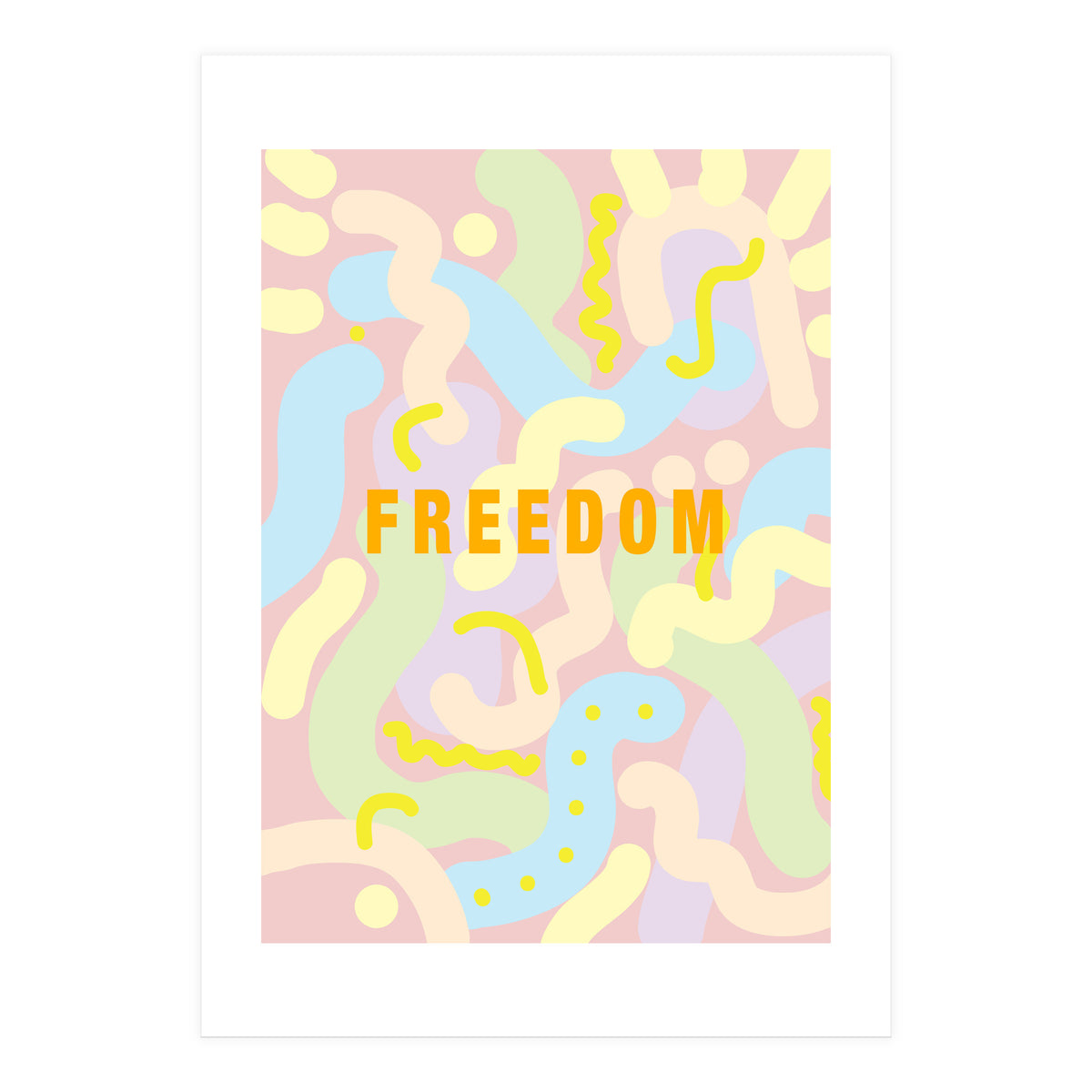 Freedom Swirl Pastel (Print Only)