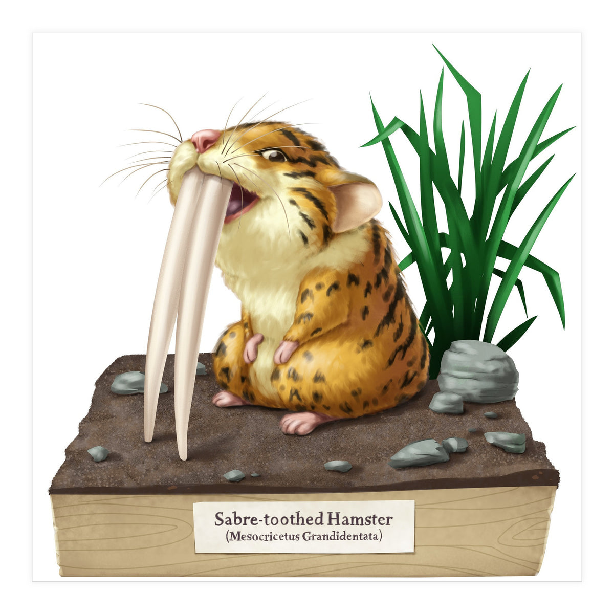 Saber-toothed Hamster (Print Only)