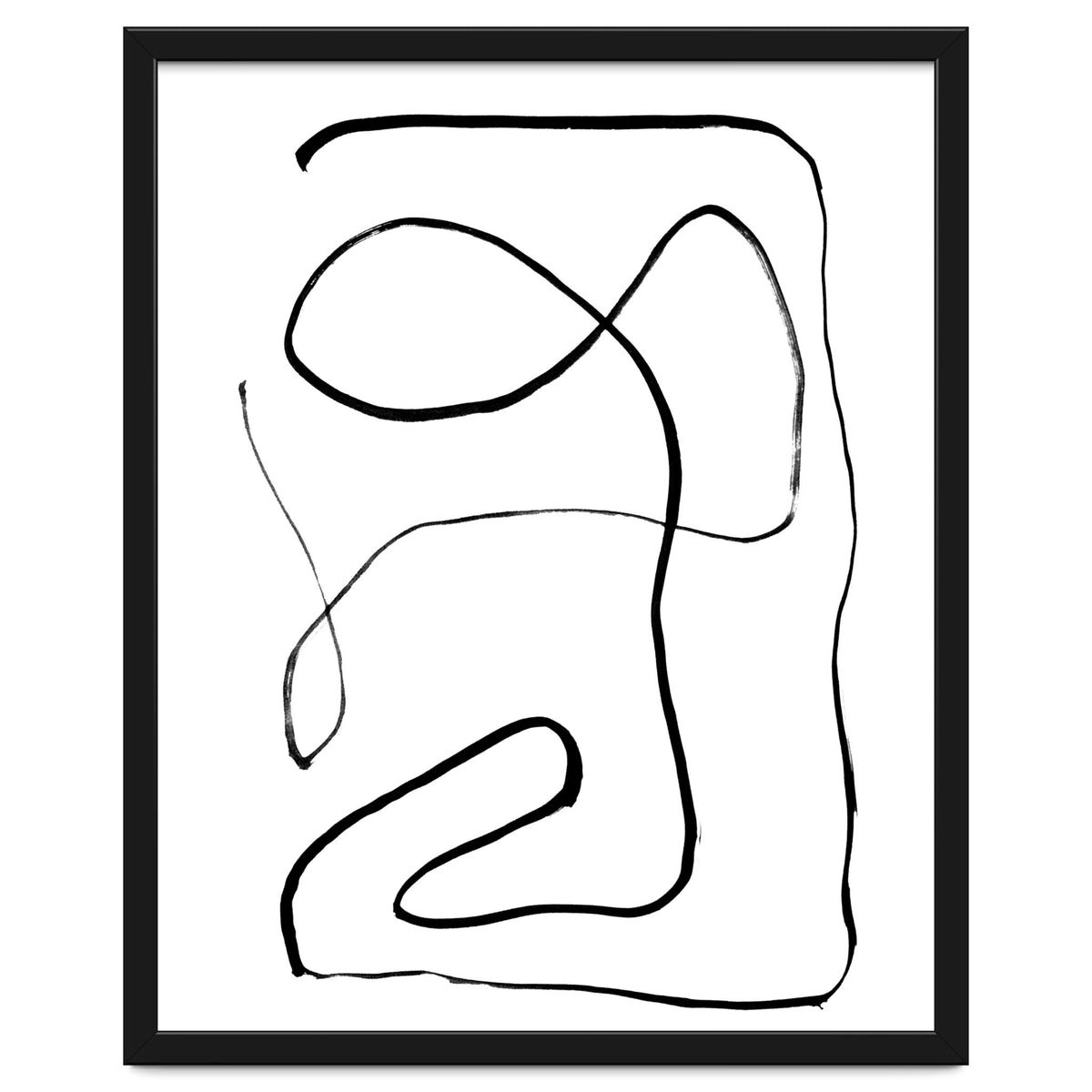 Mid-Century Line Art Print #2