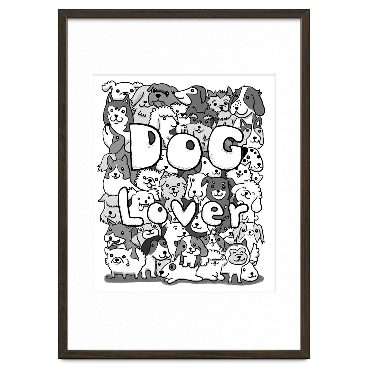 Doodle 72:  Dog Lover