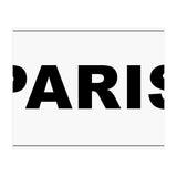 Let`s go to Paris, France! white road sign (Print Only) thumbnail