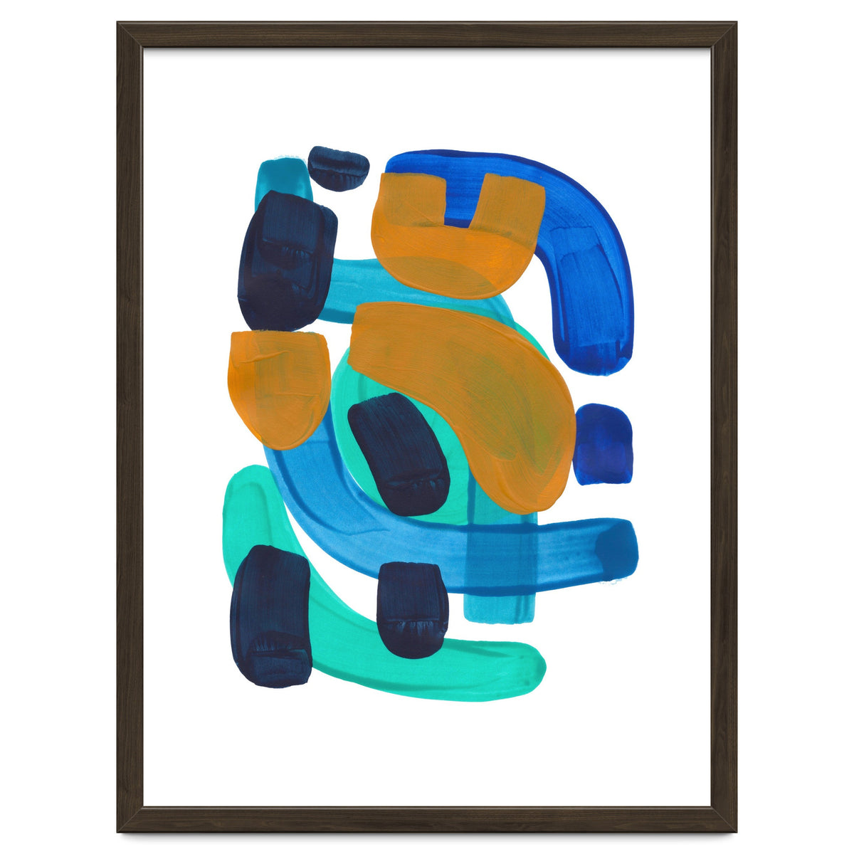 Marine Shapes Yellow Accent