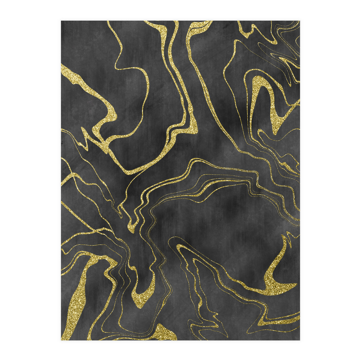 Golden Flows No. 11 (Print Only)
