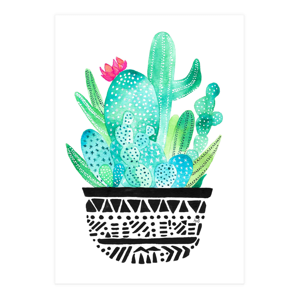 Pot Me A Cacti  (Print Only)