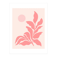 Mid Century Pink Garden (Print Only)