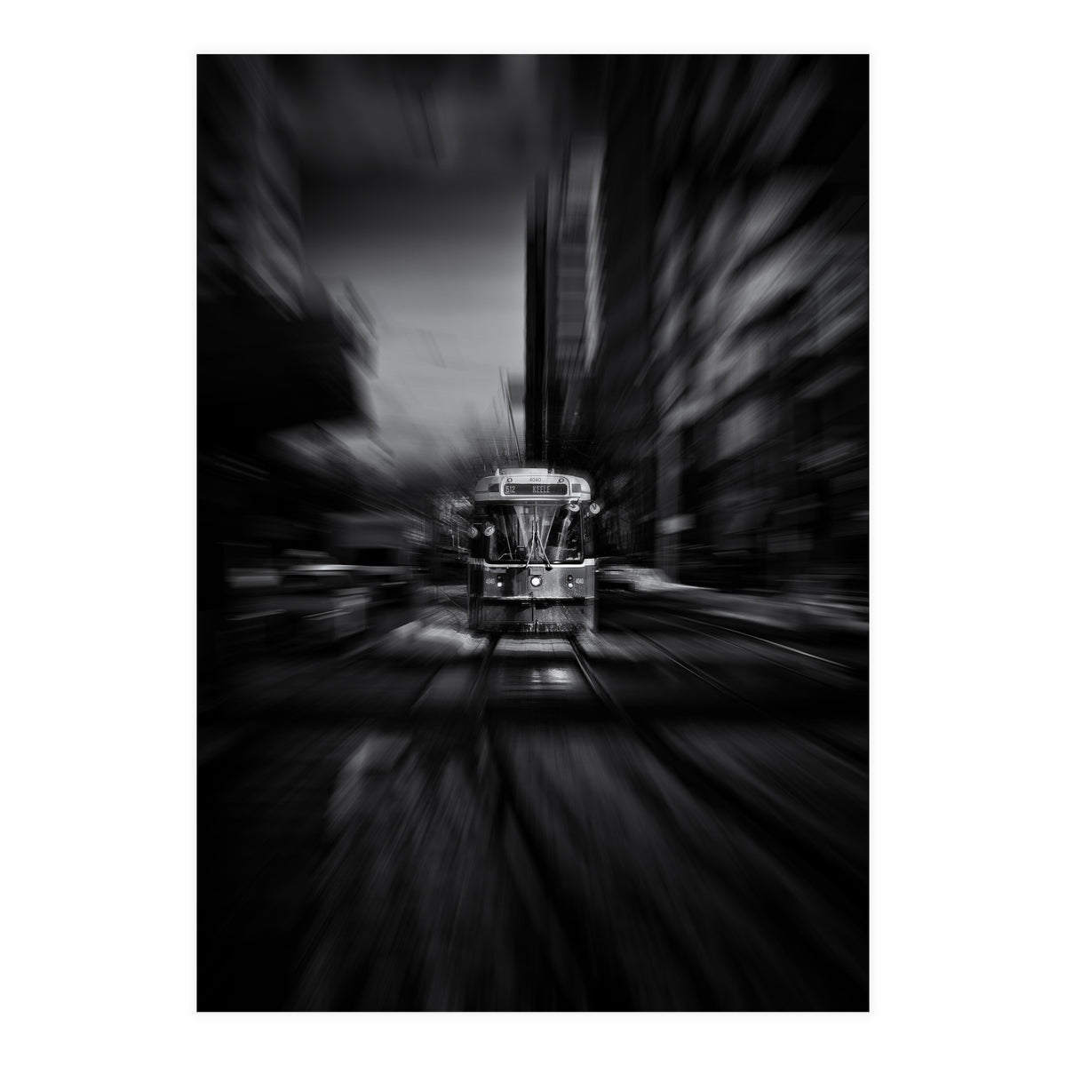 The 512 St. Clair Streetcar Toronto Canada Flow Version (Print Only)