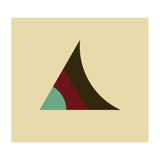 Geometric Shapes No. 5 - beige,  purple & turquoise (Print Only) thumbnail