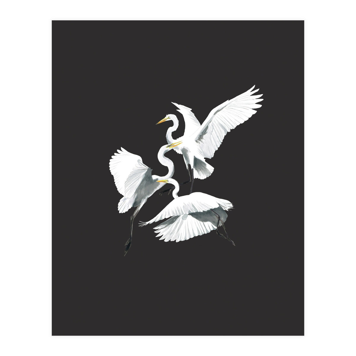 Three Heron Waltz (Print Only)