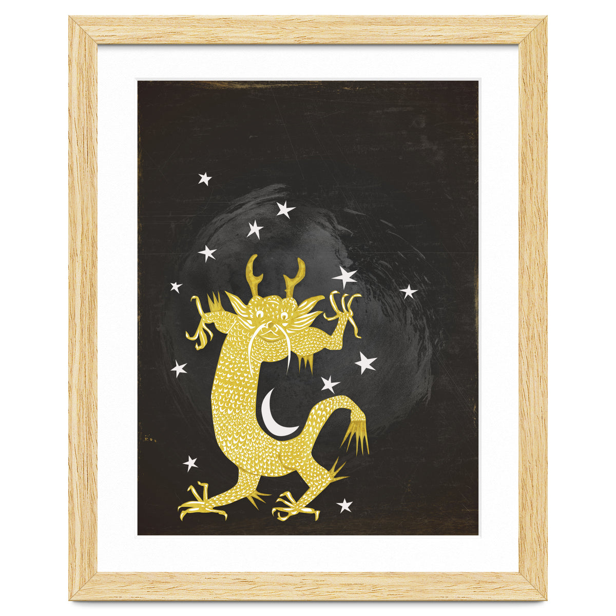 Vintage Cosmos: Golden Dragon