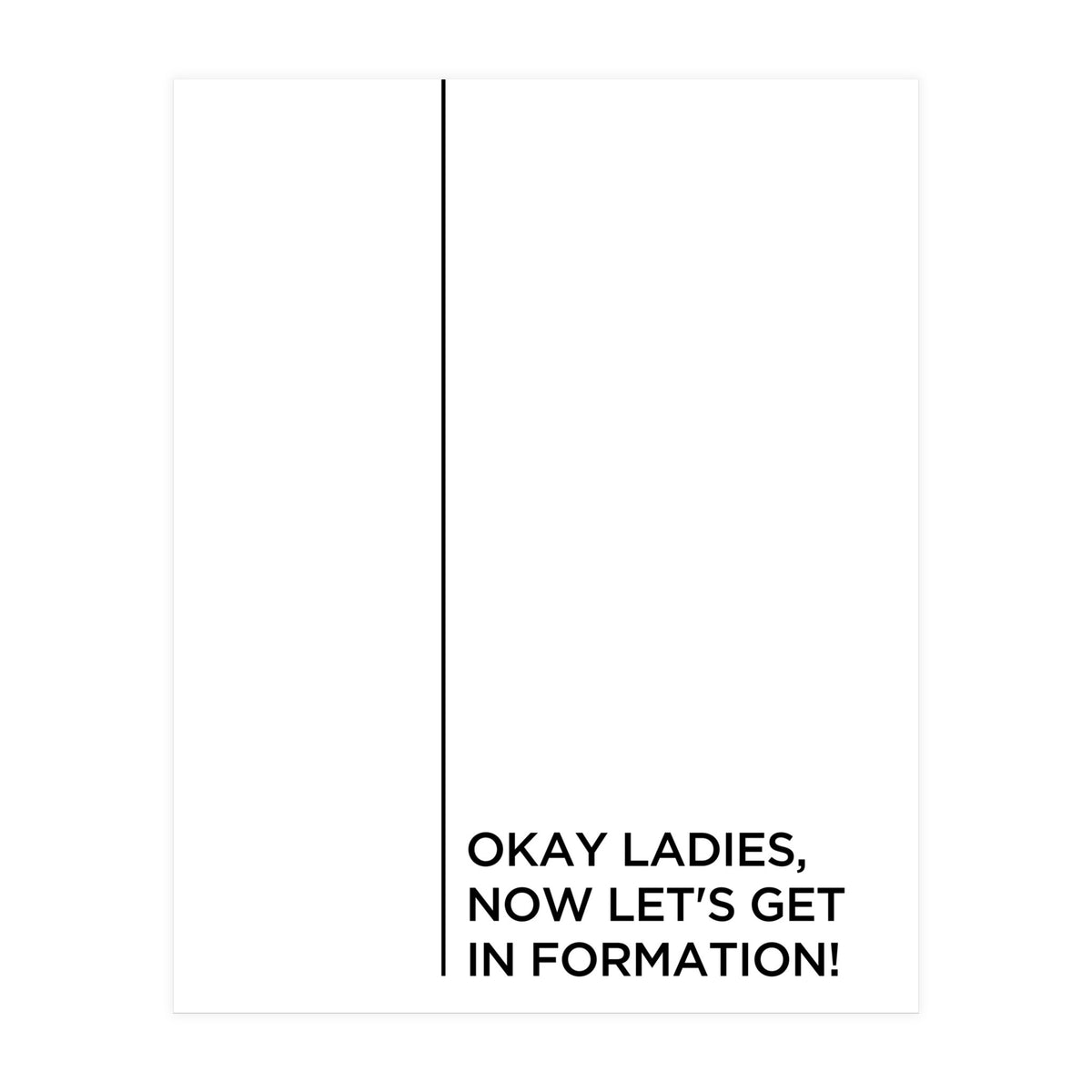 FORMATION (Print Only)