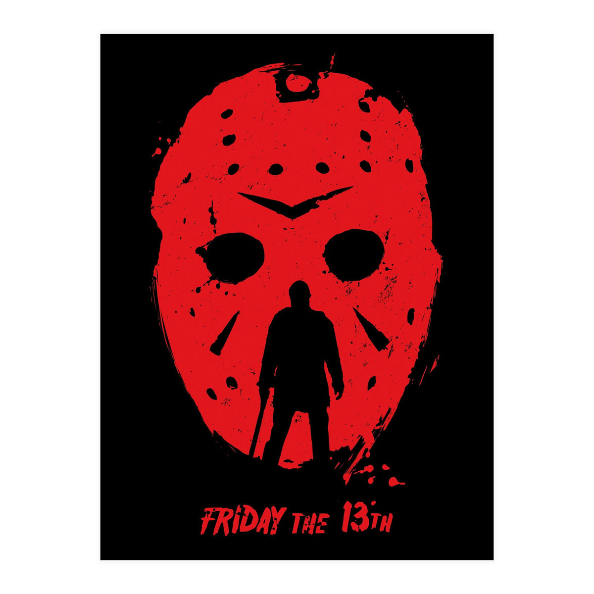 Friday the 13th movie poster (Print Only)