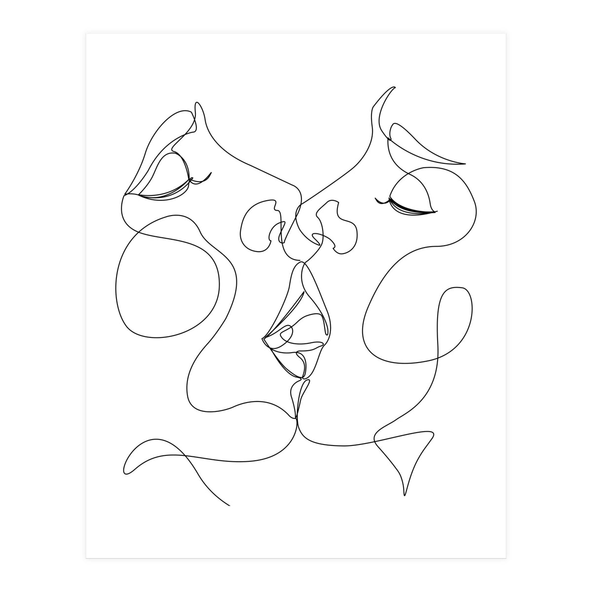 deeply kiss (Print Only)