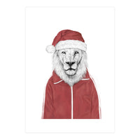Santa Lion (Print Only)