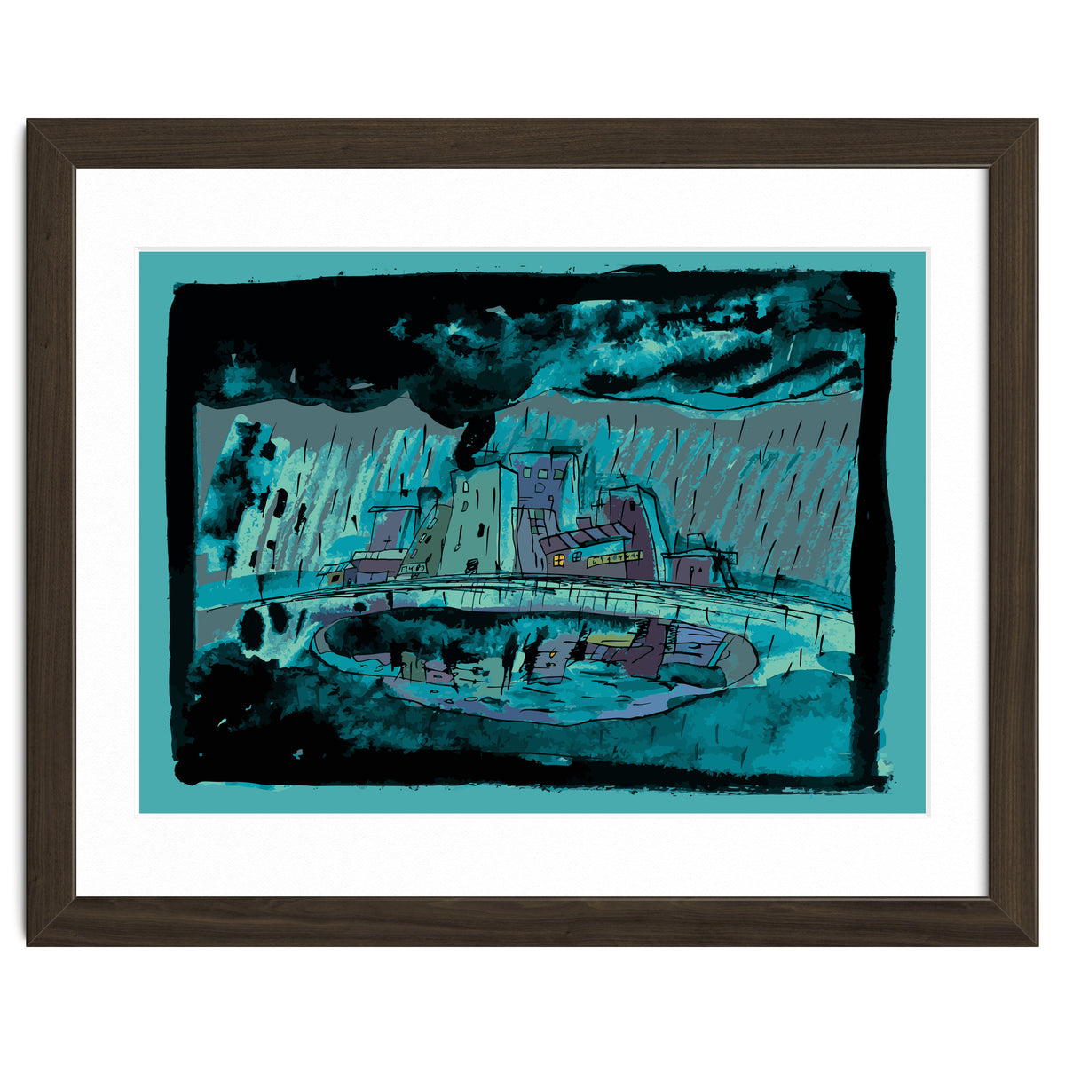 Autumn Rain in the Old City