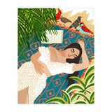 Beach. Read. Sleep. | Boho Woman Sea Beachy Travel | Summer Birds Sand Picnic Ocean Vacation (Print Only) thumbnail