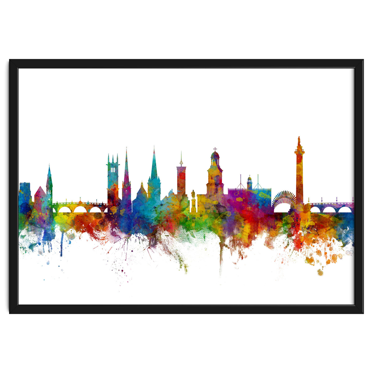 Shrewsbury England Skyline