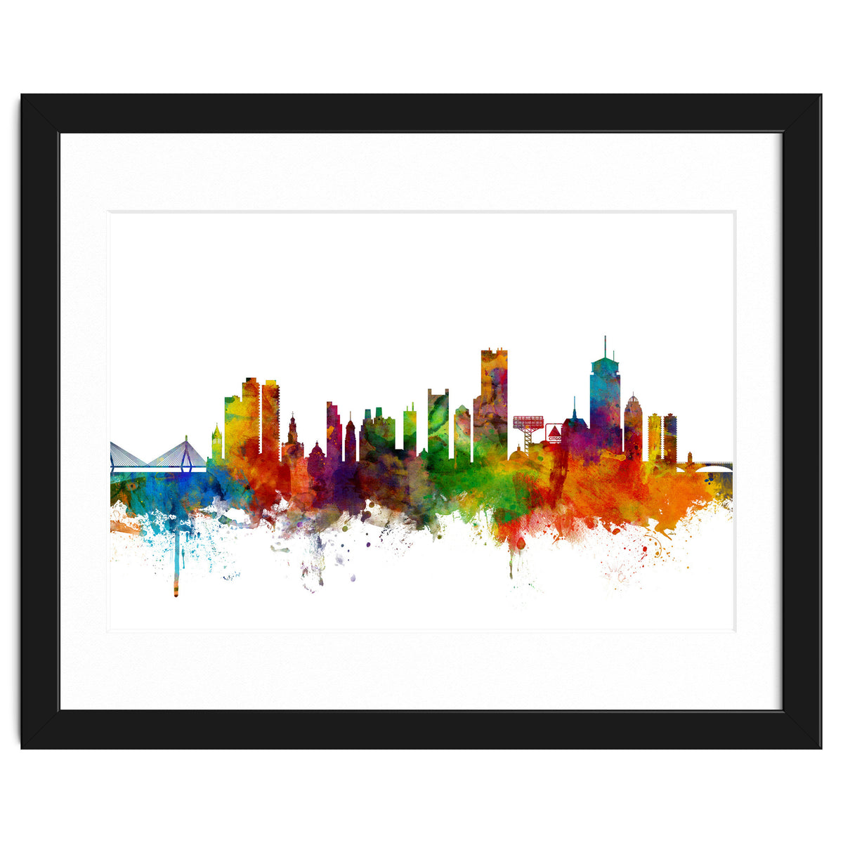 Boston Massachusetts Skyline