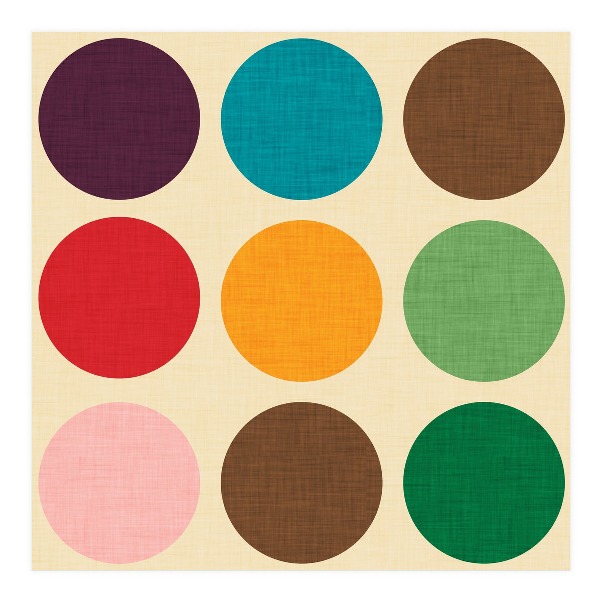 Retro Polka Dots (Print Only)