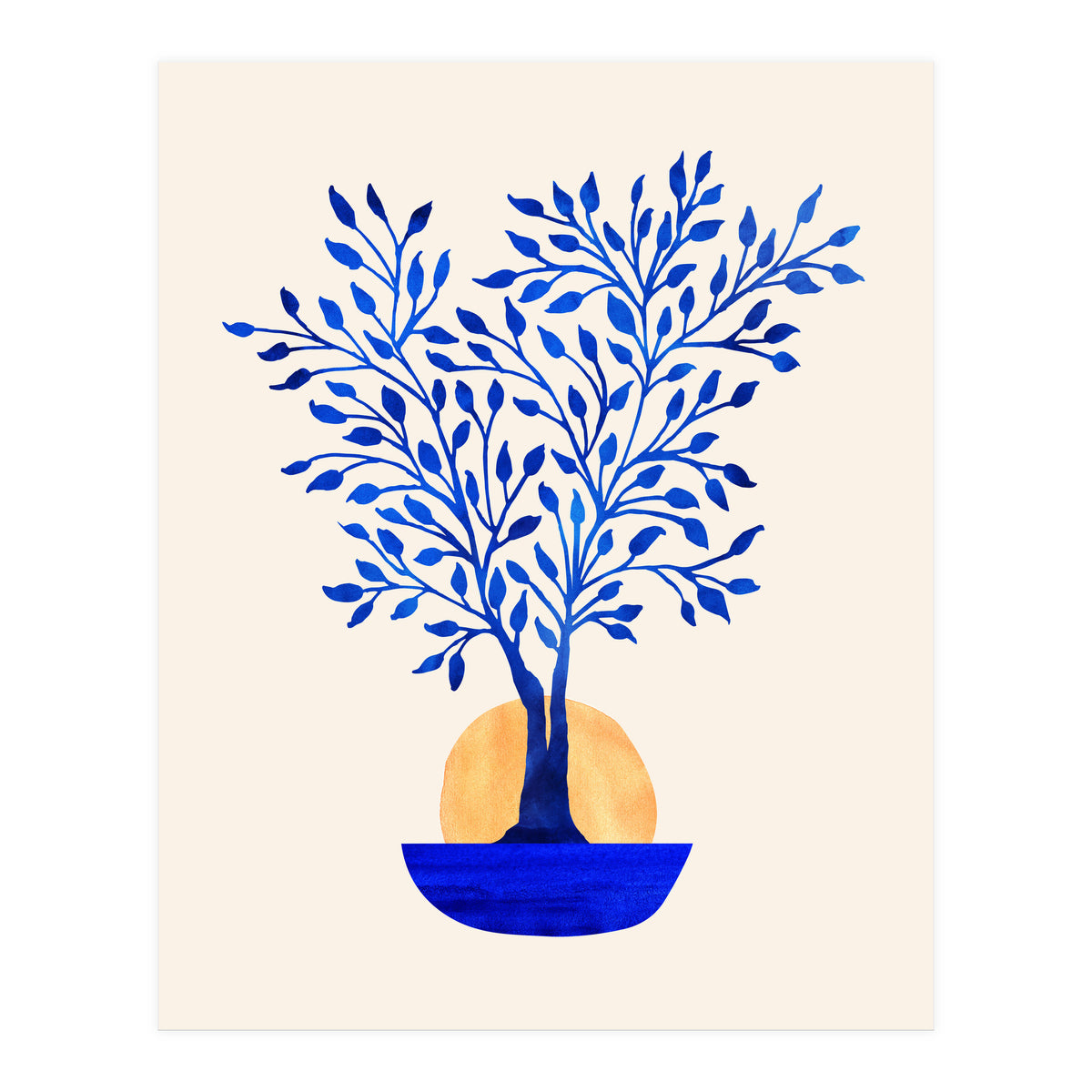 Indigo Ficus Sunrise (Print Only)