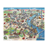 London Map Illustration (Print Only) thumbnail