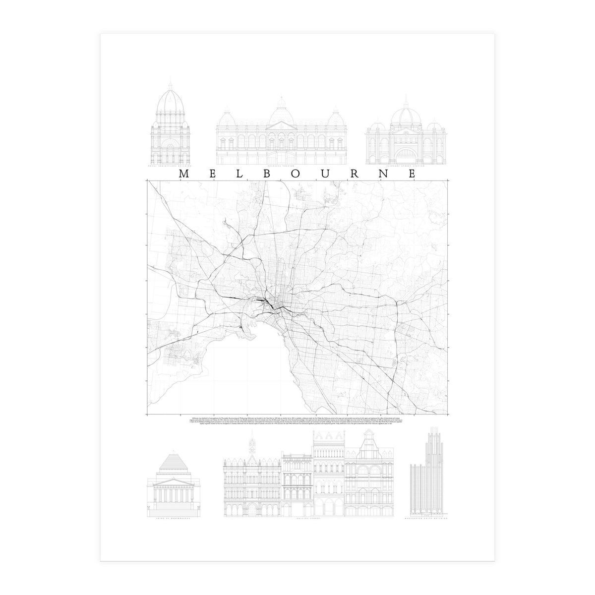 Melbourne (Print Only)