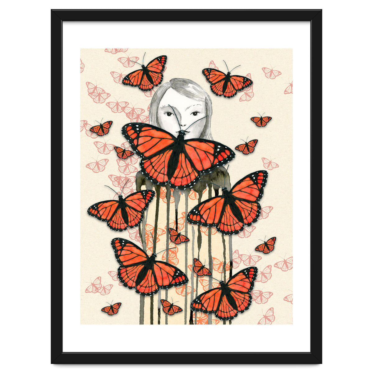 Surrounded by butterflies