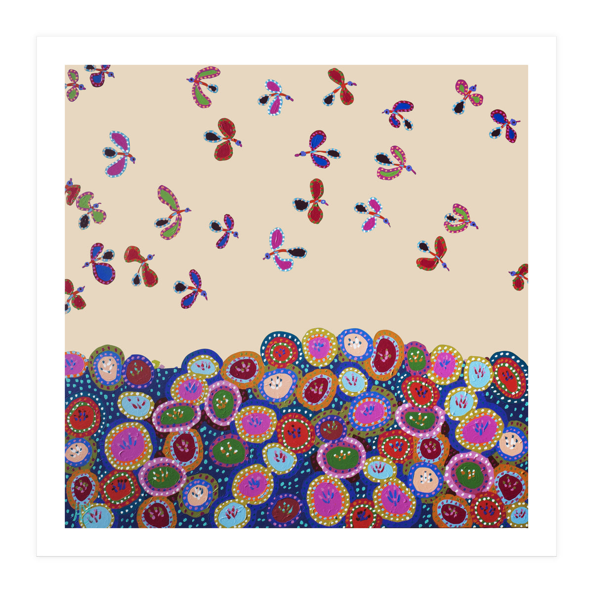 Happy World (pink) (Print Only)