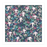 Cute underwater axolotl pattern with coral (Print Only) thumbnail