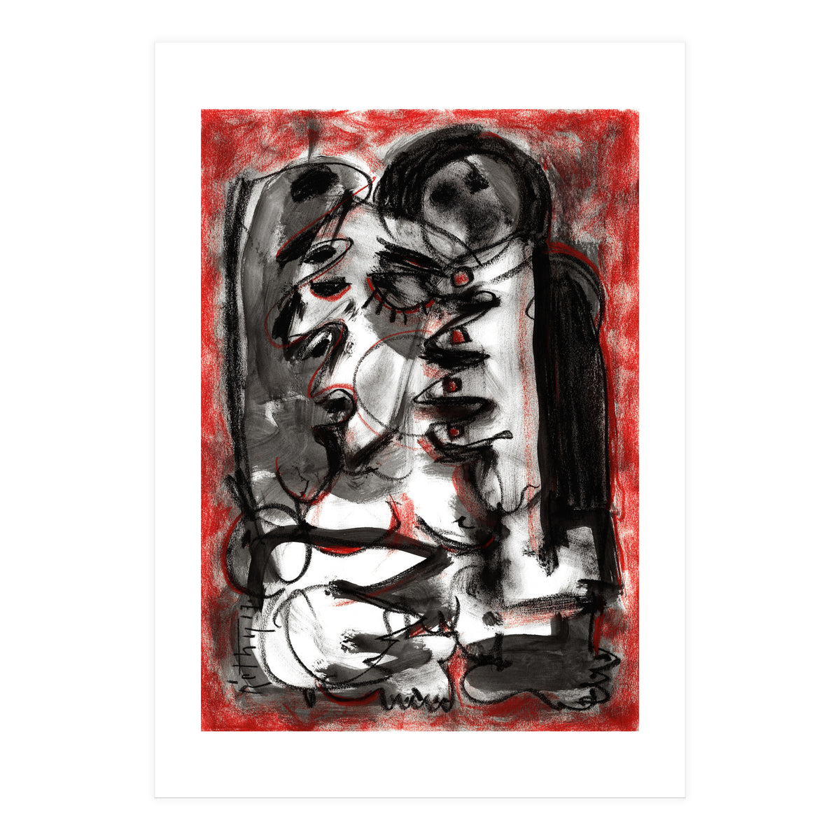 Shame - white background (Print Only)