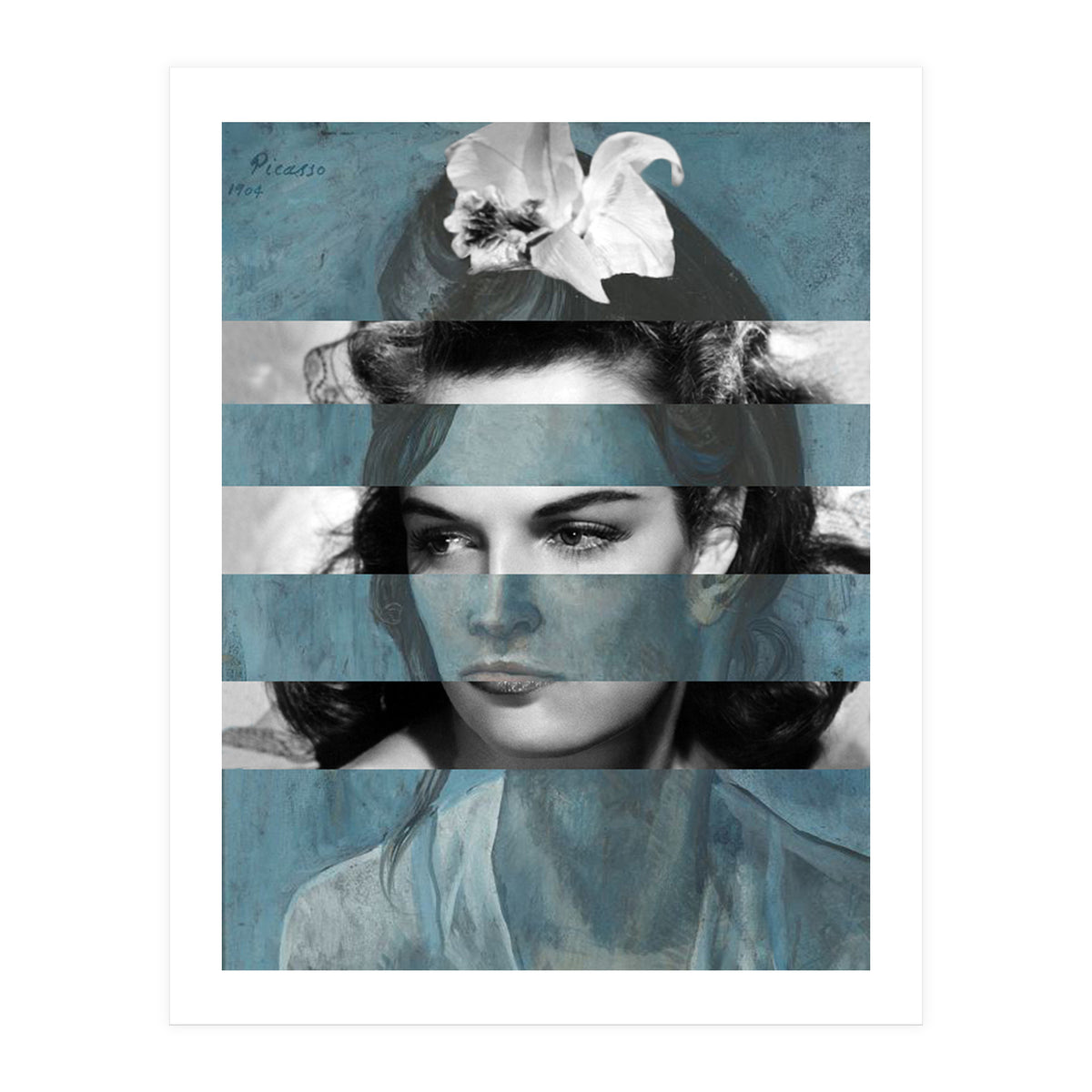 Picassos Woman With An Helmet (Print Only)