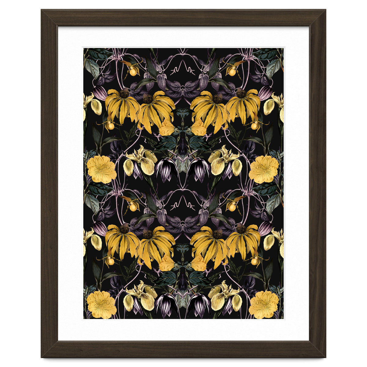 Nocturnal botanical garden kaleidoscope