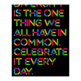 DIVERSITY (black Version) (Print Only) thumbnail