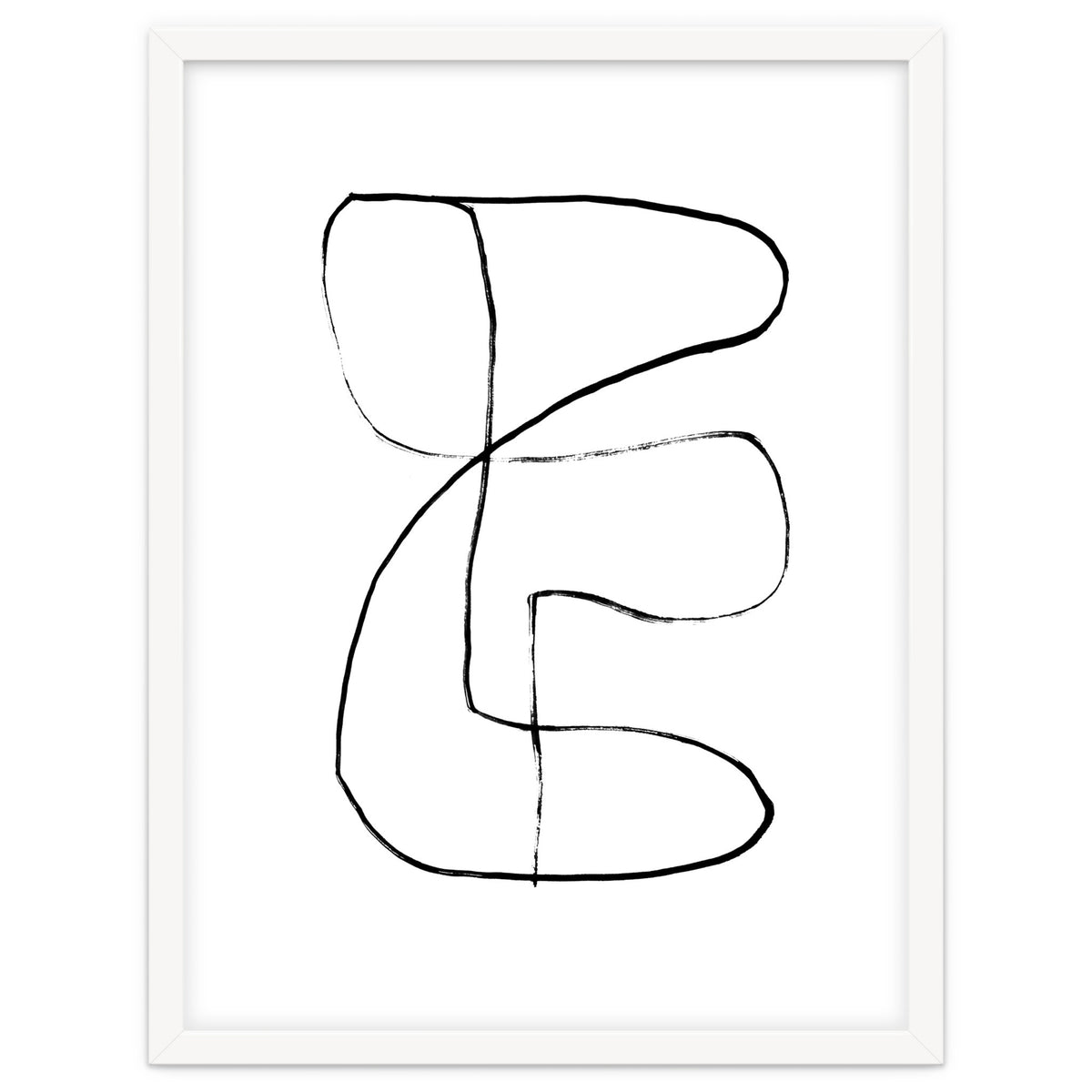 Mid-Century Line Art Print #1