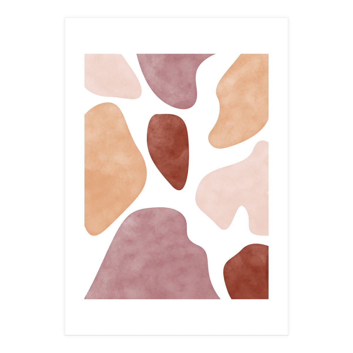 Warm color blocks (Print Only)