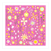 Fresh Flowers Pink (Print Only)