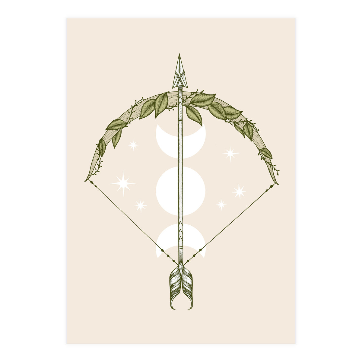 Bow And Arrow (Print Only)