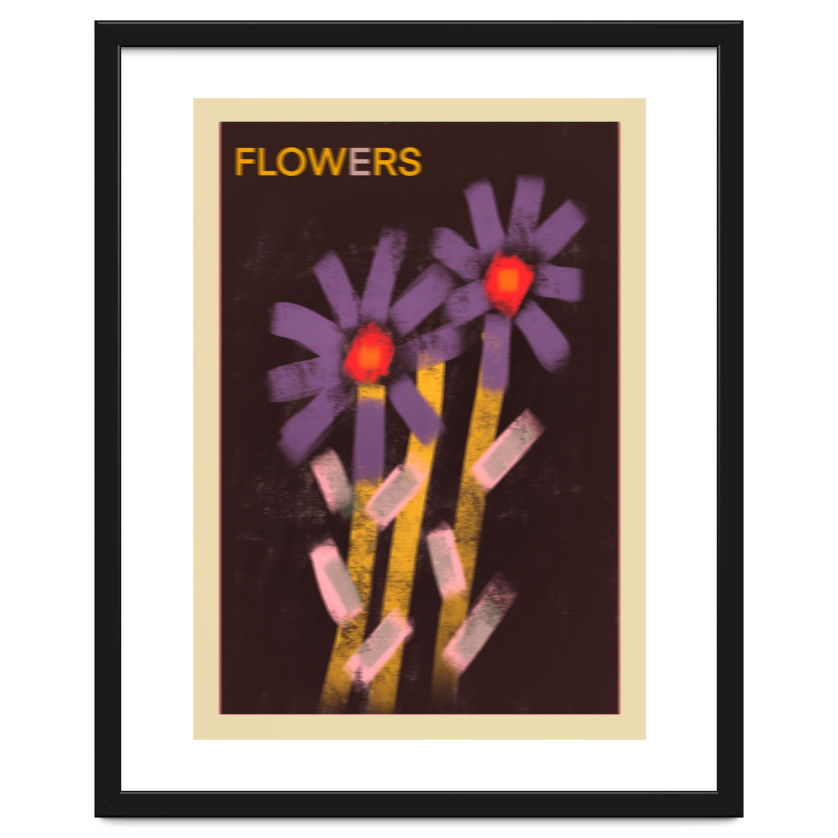 Blurry flowers