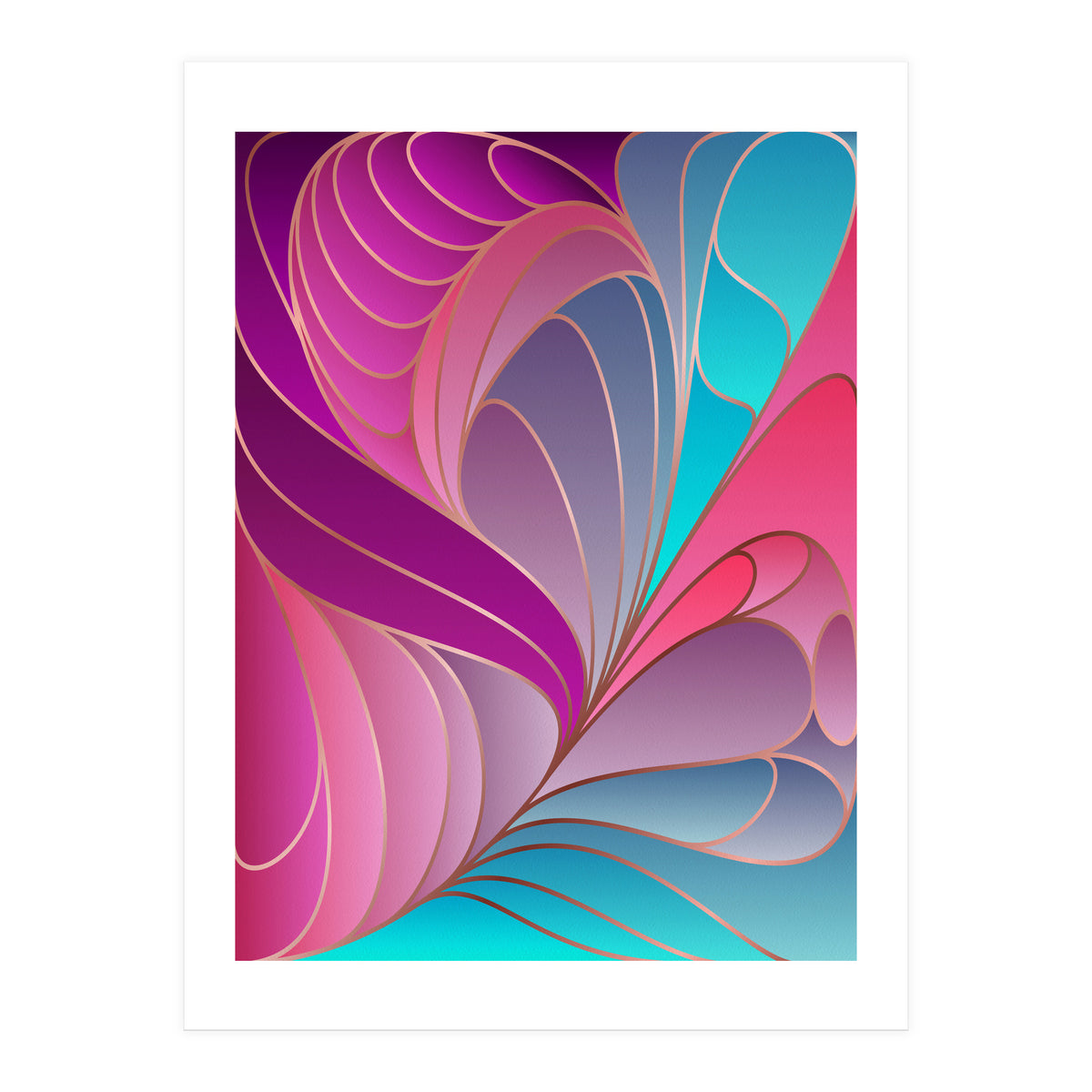 Colorful Art Deco II (Print Only)