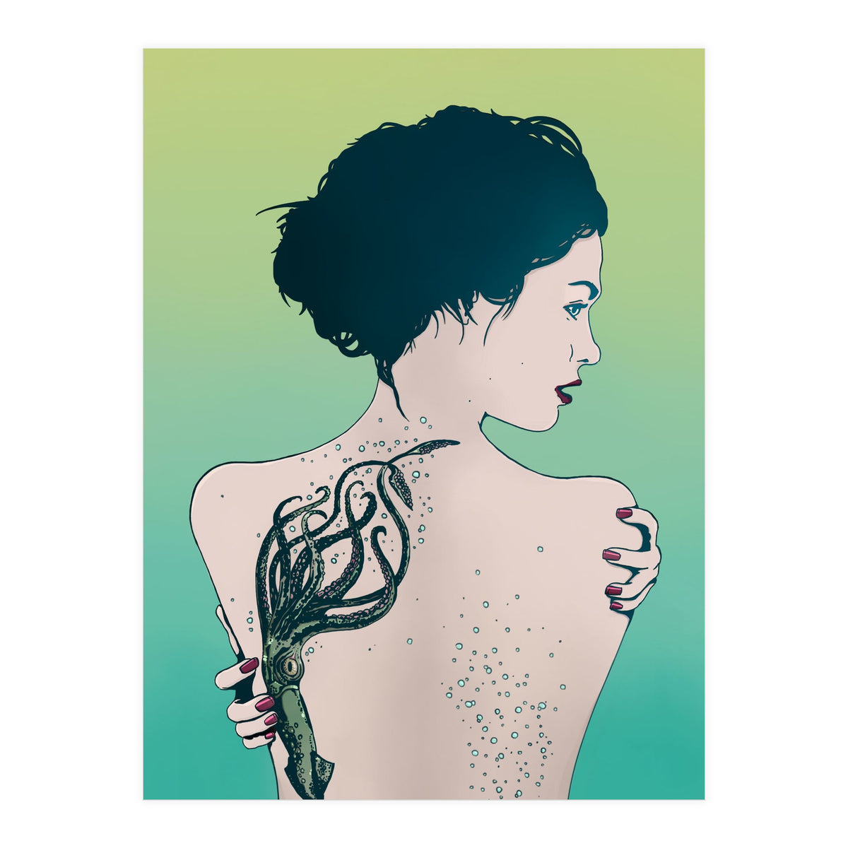 Octopus Lady (Print Only)