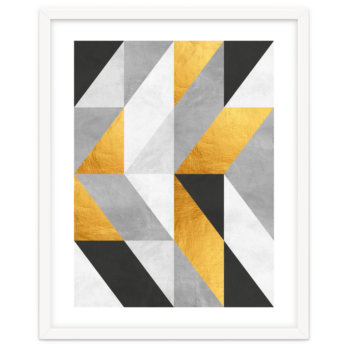 Gray and Gold Composition I