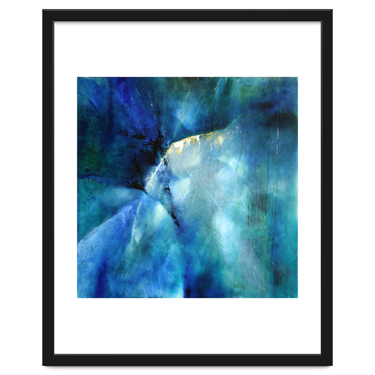 Komposition In Blau - blue composition