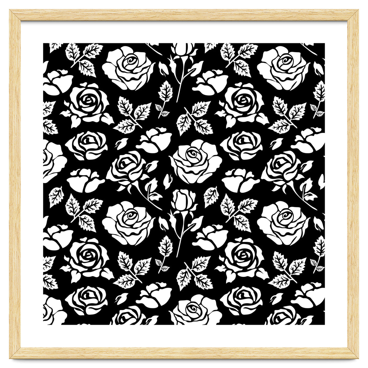 White Rose #illustration #pattern