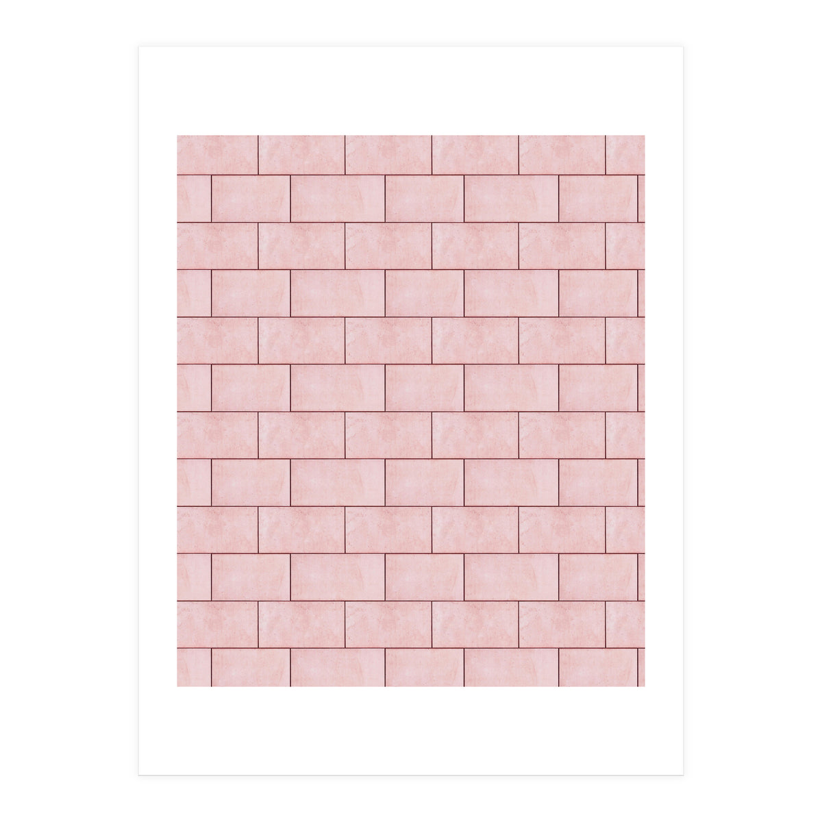 Blush Brick Imperfection (Print Only)