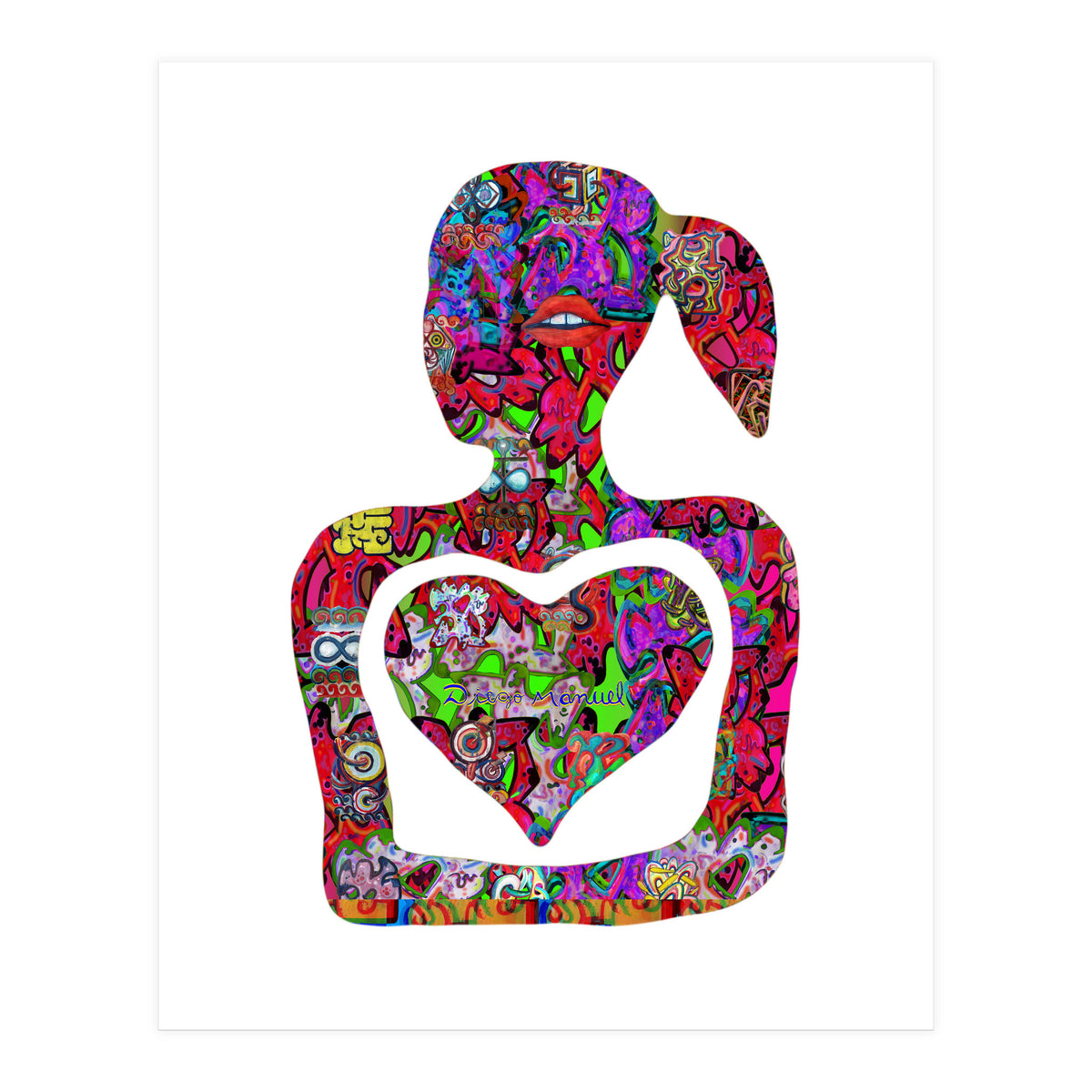 Mujer Digital 3 9  (Print Only)